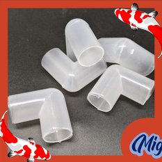 PAKET 10 PCS sambungan pipa keni L pipa bening aquarium aquascape LLLLL