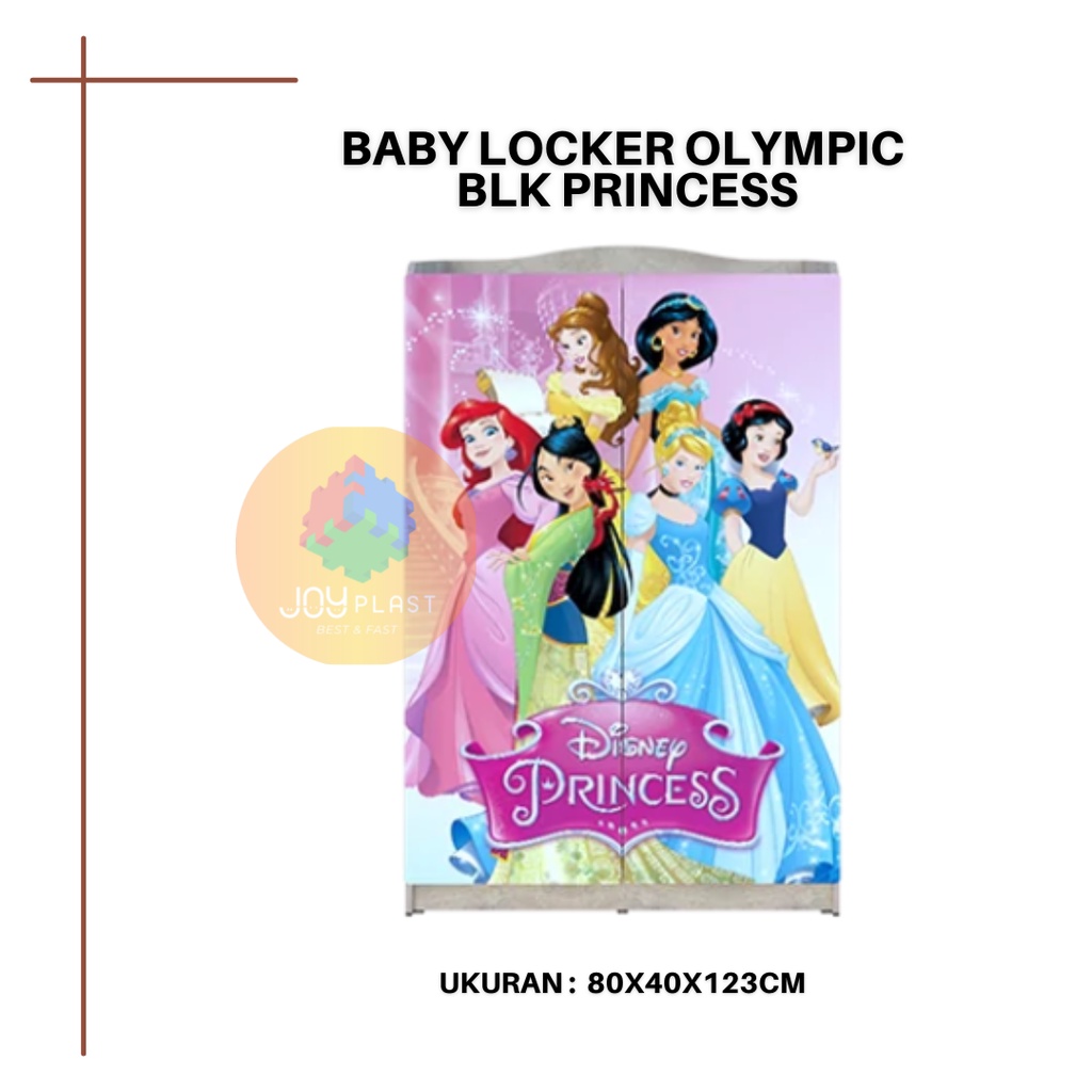 Lemari Anak Olympic Baby Locker Karakter Princess
