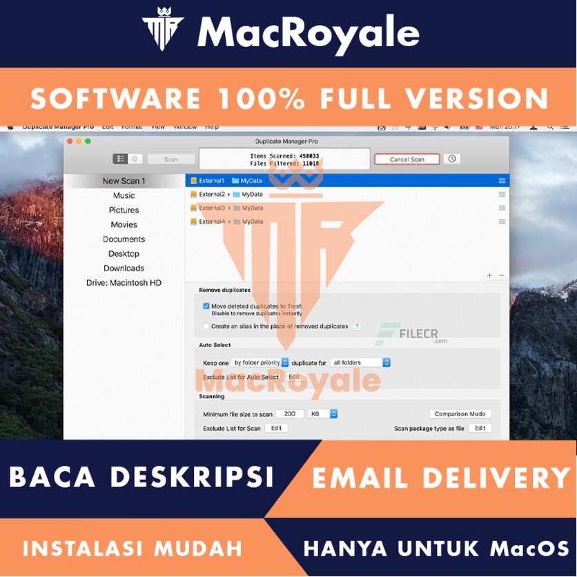 [MacOS] Duplicate Manager Pro Full Version Lifetime Full Garansi