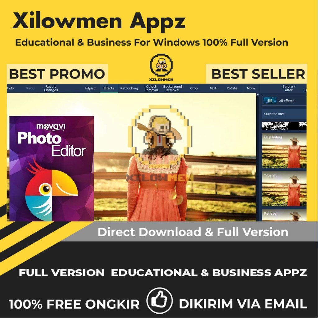 [Full Version] Movavi Photo Editor Pro Design Graphics Lifetime Win OS