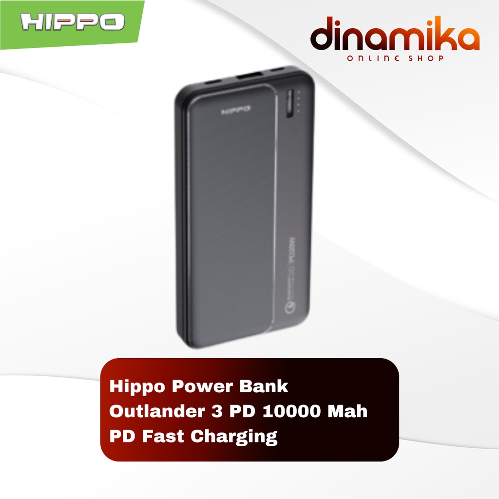 Hippo Power Bank Outlander 3 PD 10000 - 20000 Mah PD Fast Charging