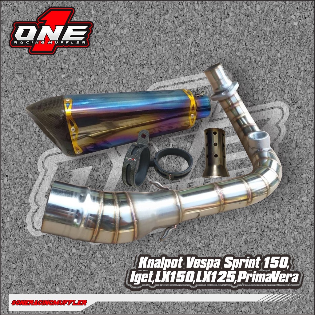 Knalpot Vespa Sprint 150, Sprint 150 Iget, LX 150, LX 125, PrimaVera