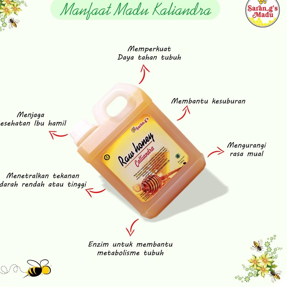 

✪ Asli Murni Kaliandra Raw honey 1.5kg nektar bunga Uji Lab ✬