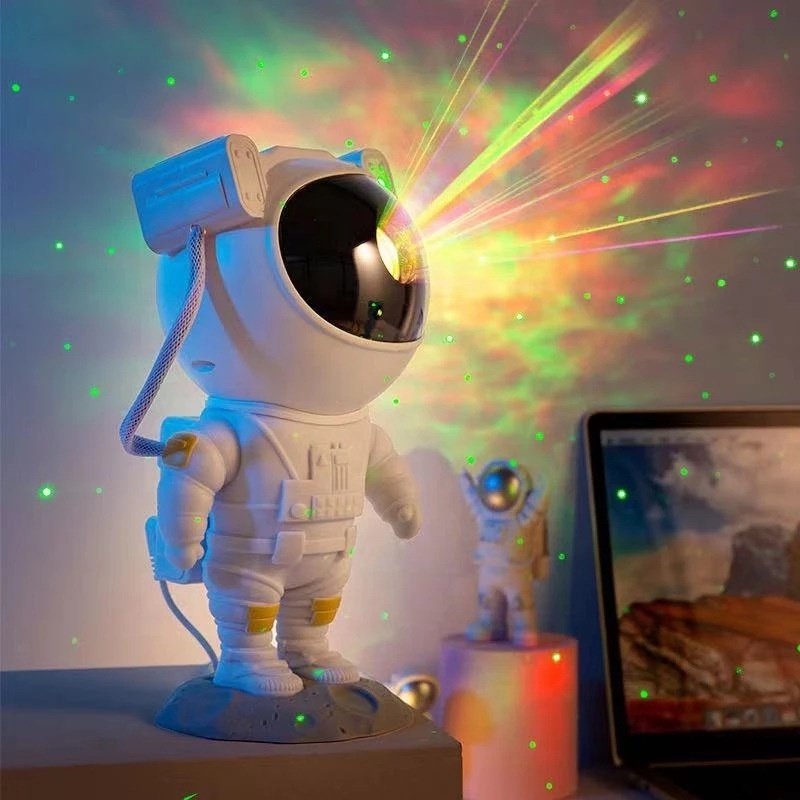 Astronot langit berbintang proyektor laser suasana lampu malam langit berbintang usb plug-in lampu meja lampu proyeksi astronot