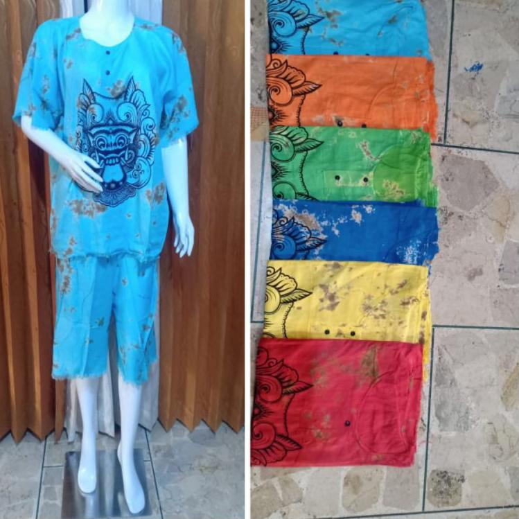 SETELAN DEWASA BAJU BARONG BALI PRIA WANITA (KODE M7347)