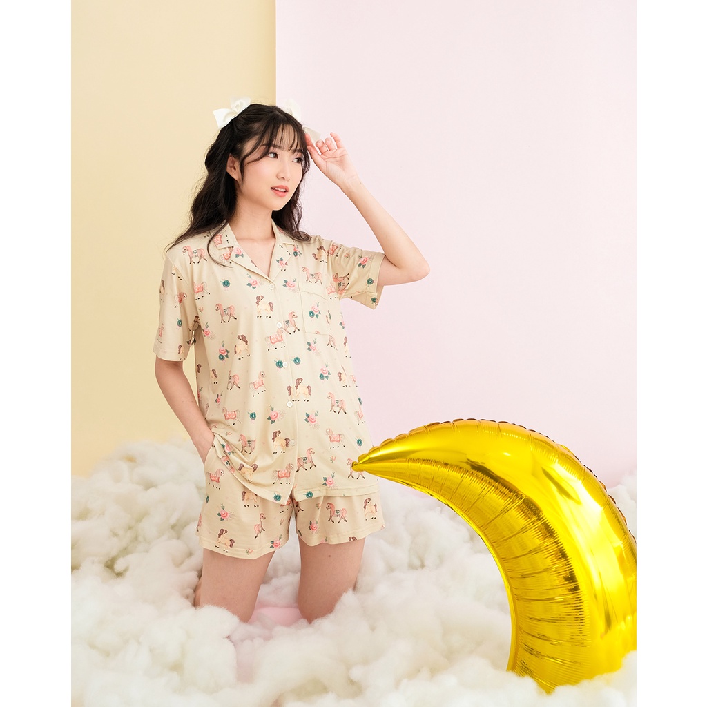 Cielyn - Ponie - TENCEL™ Modal - Piyama Wanita Dewasa - Couple Kids Set