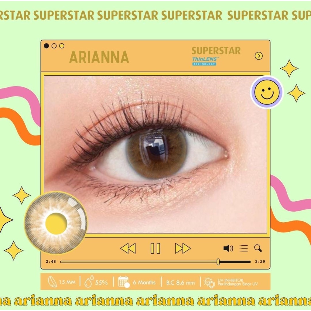 (PROMO)SOFTLENS SUPERSTAR ARIANA COLOR BY SHE