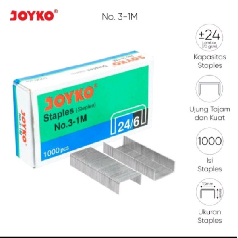 

Isi Staples Stapler Besar Joyko No 3 / Refill Staples Stapler