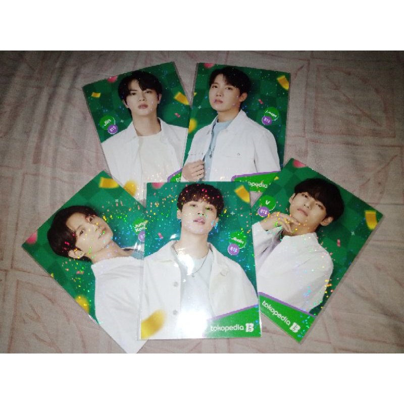Postcard BTS toko hijau