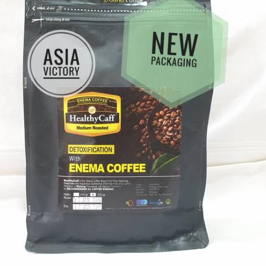 

◙ HealthyCaff 500gr Medium Roasted Healthy Caff Kopi Organik Enema ♞