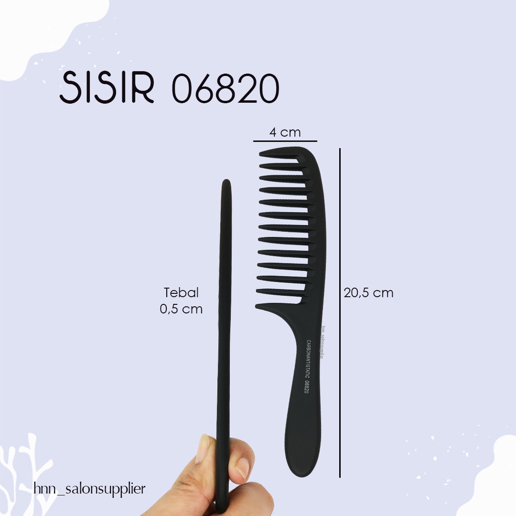 Sisir Potong Rambut Salon Barbershop Toni and Guy Professional 06820