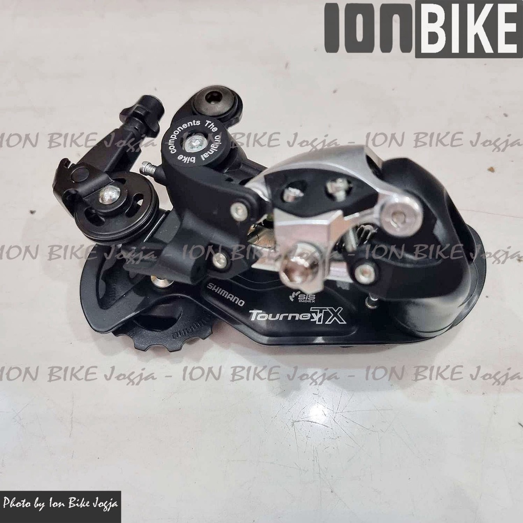 RD Shimano Tourney TX TX75 Vintage with Rail 6 7 8 Speed Murah Model Baut TX-75 TX 75 Classic Silver