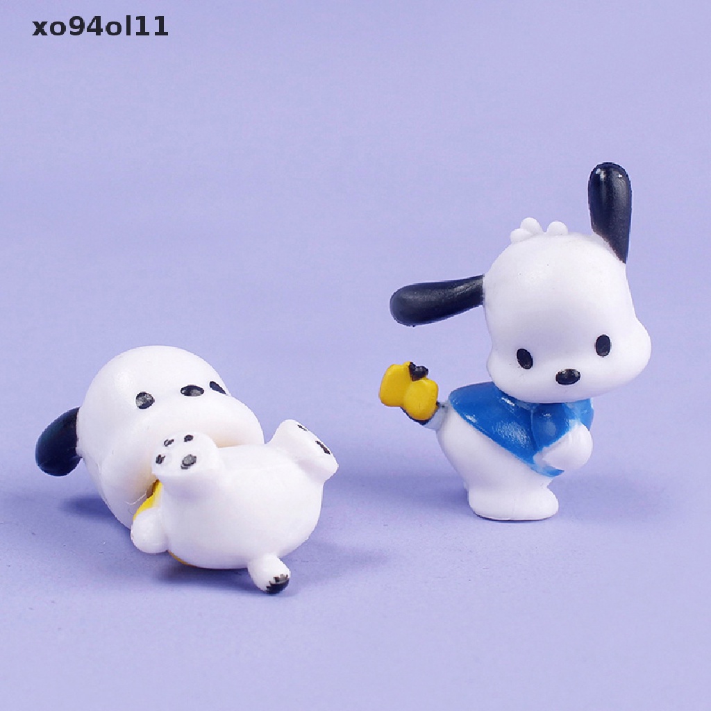 Xo Sanrio Figure Boneka Pachacco Kawaii PVC Anime Koleksi Diy Gantungan Kunci Mainan Lucu OL