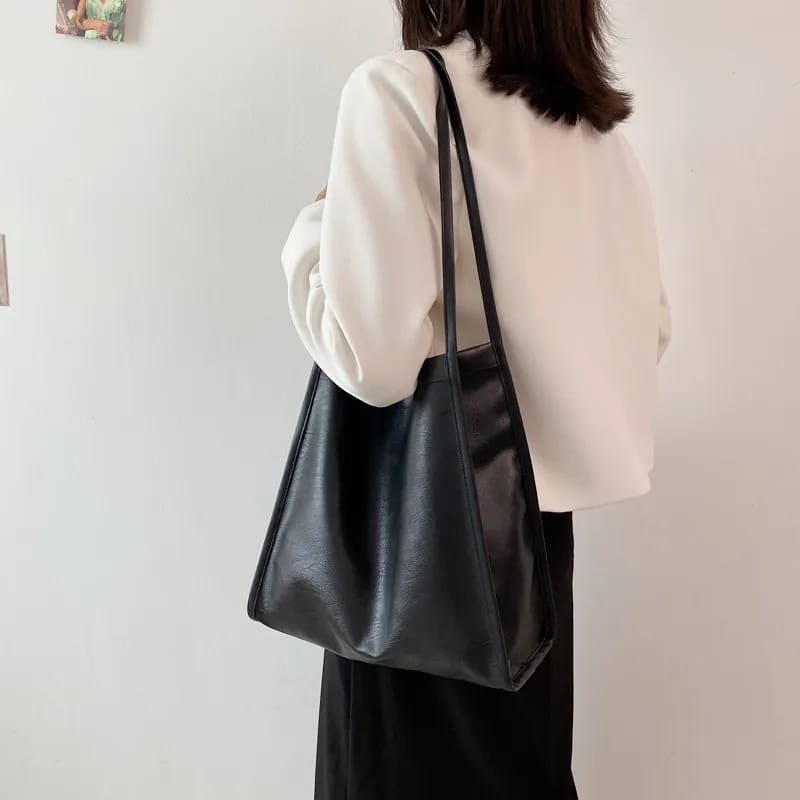 MESYLA - Totebag Spon Tote Bag Black