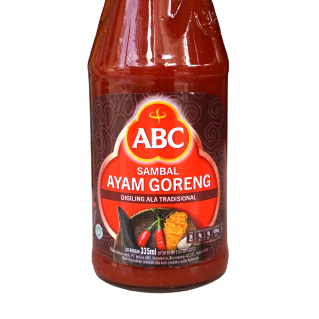 SAMBAL ABC 335ML AYAM GORENG BOTOL DEPOT KULINER