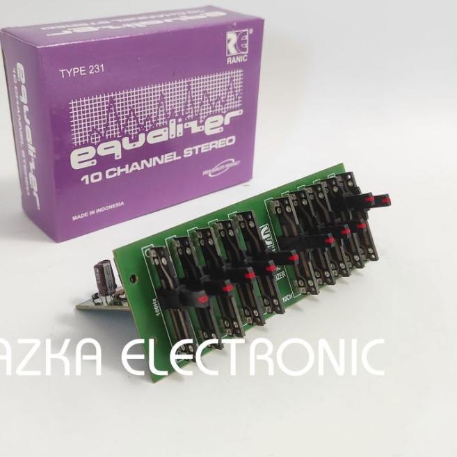 ✾ Kit Equalizer 10 Channel Stereo ✩