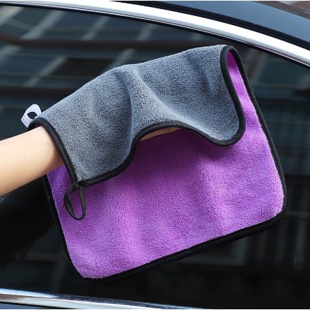 Kain Lap Motor Mobil Microfiber 2 sisi Lap Tangan Cempal Wajan Serbaguna