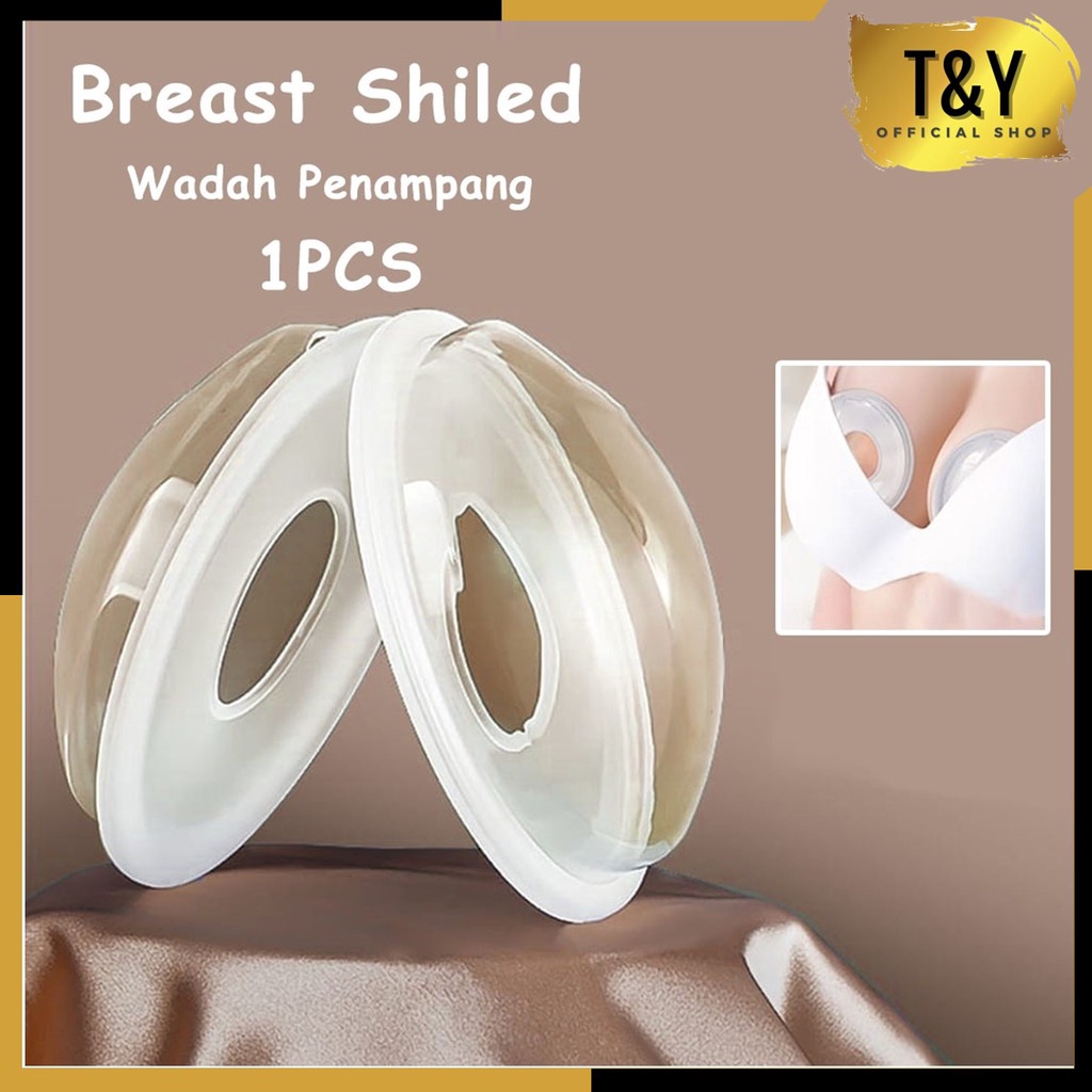 T&amp;Y Penampung Tetesan Air Susu Ibu Saver Shield Breast Milk Mother Wadah Penampung ASI Silicon 1pcs Breast Shell Breast Pad Silikon