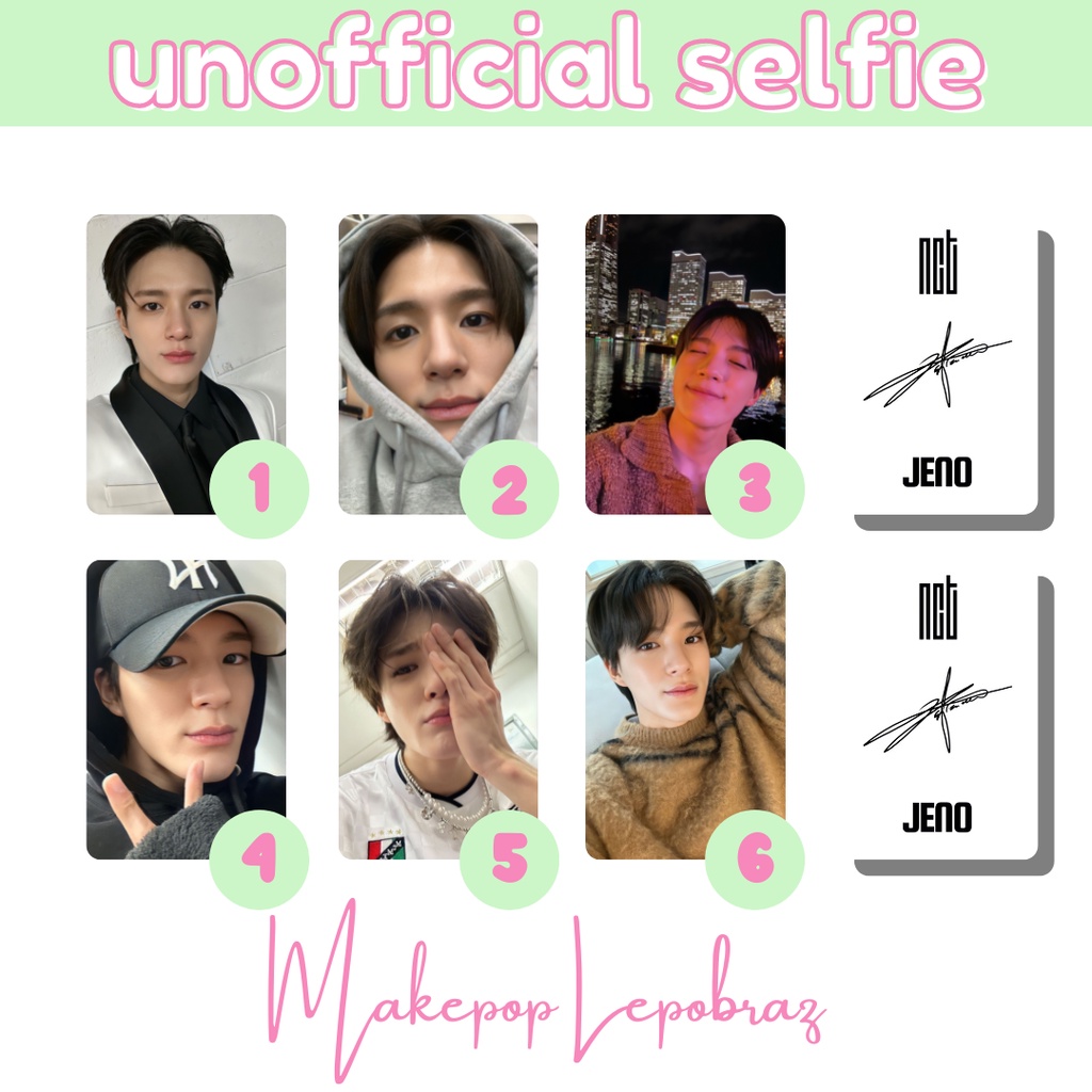 [PART 3A] [MIN. 3 PC]  NCT WAYV UNOFFICIAL SELFIE - BOYFRIENDABLE DOYOUNG JENO XIAOJUN CHENLE JISUNG YANGYANG