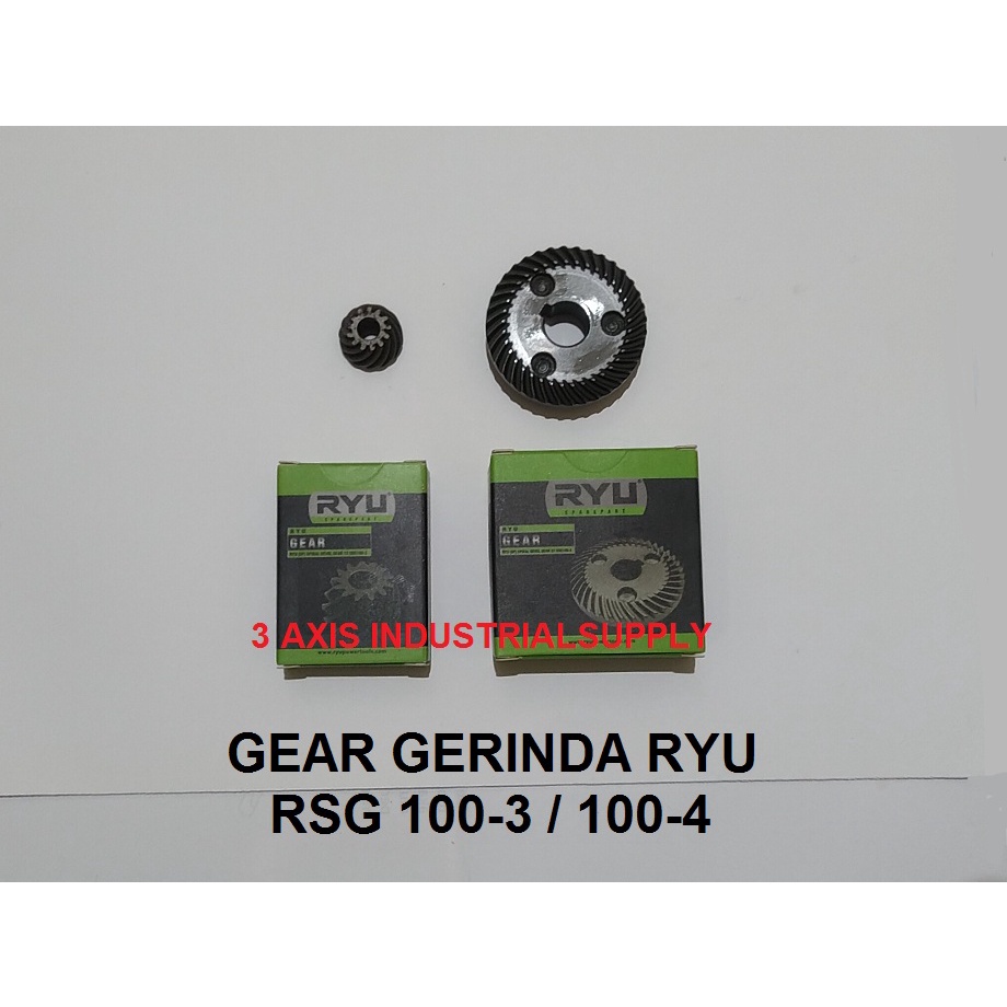 Gear Original Mesin Gerinda Ryu RSG 100-3 - Bevel Gear Gear Nanas