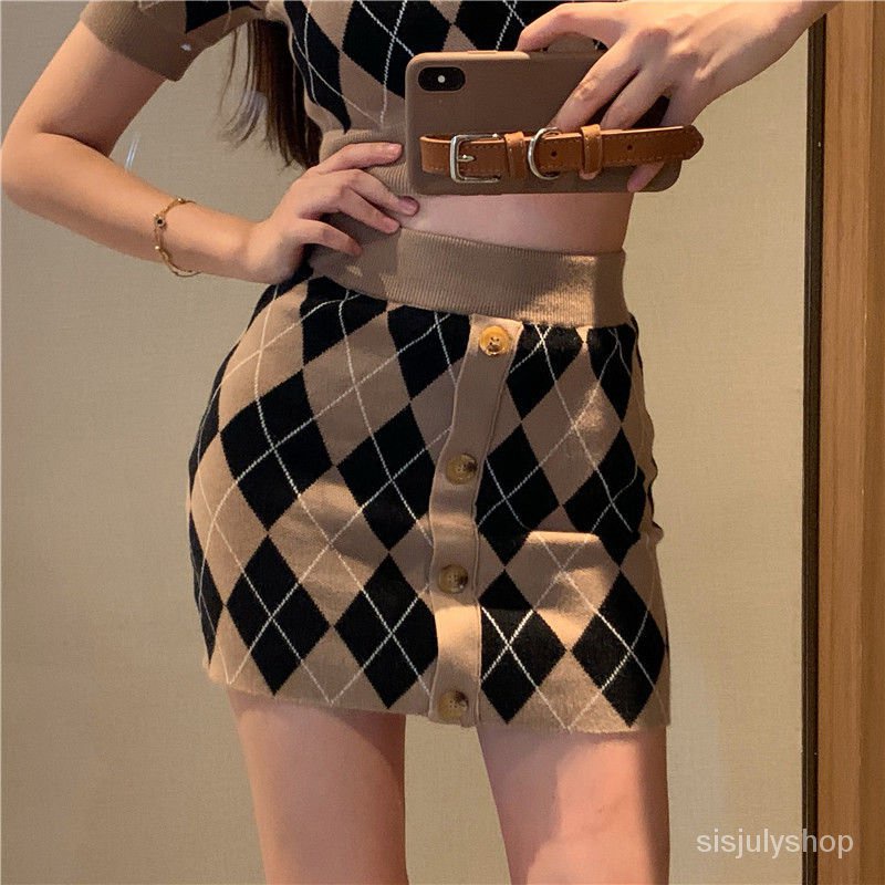 [✅BISA COD] #Sisjuly# Selubung jumper berlian wanita keinginan murni setelan v-neck Amerika paket pe