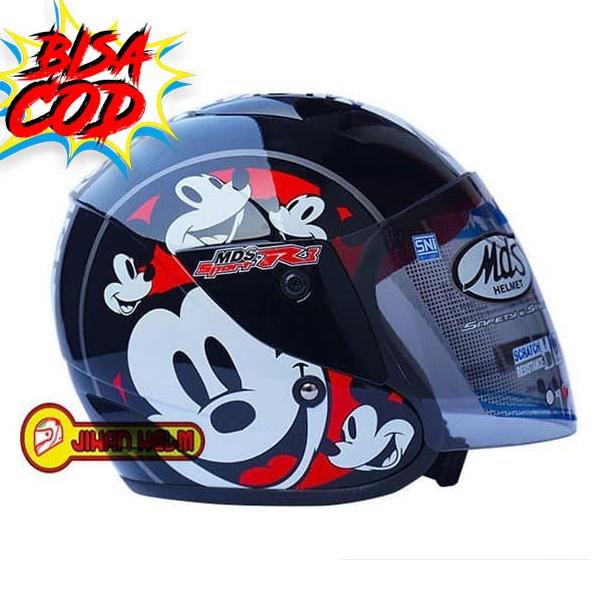 helm/helm anak/helm mds/helm mds anak dance black red