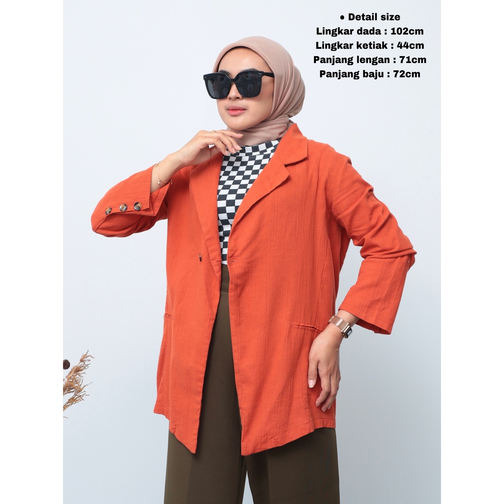BLAZER LINEN OCEAN -  2205.01.008