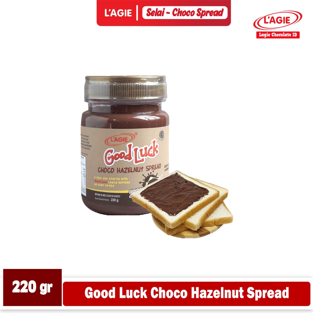 

LAGIE GOOD LUCK CHOCO HAZELNUT SPREAD 220GRAM