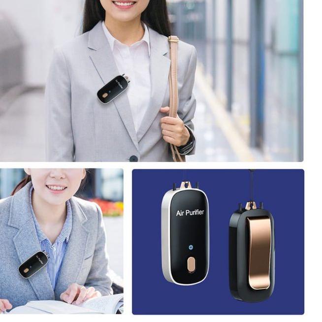 ➭ Kalung Air Purifier Clip K7 / Necklace & Clip Air Purifier 2 in 1 ❂