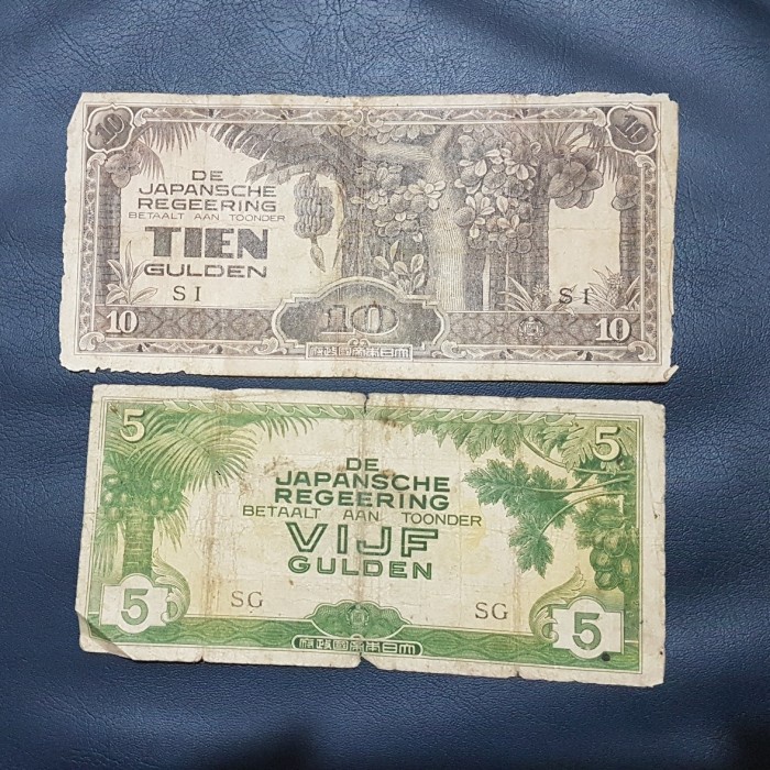 UANG KUNO REGEERING JAMAN PENJAJAHAN JEPANG TH 1942.IKLAN KE 844