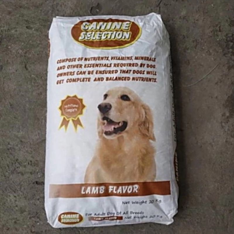 Dog Food Promo Canine Selection Lamb 20 kg Makanan Anjing