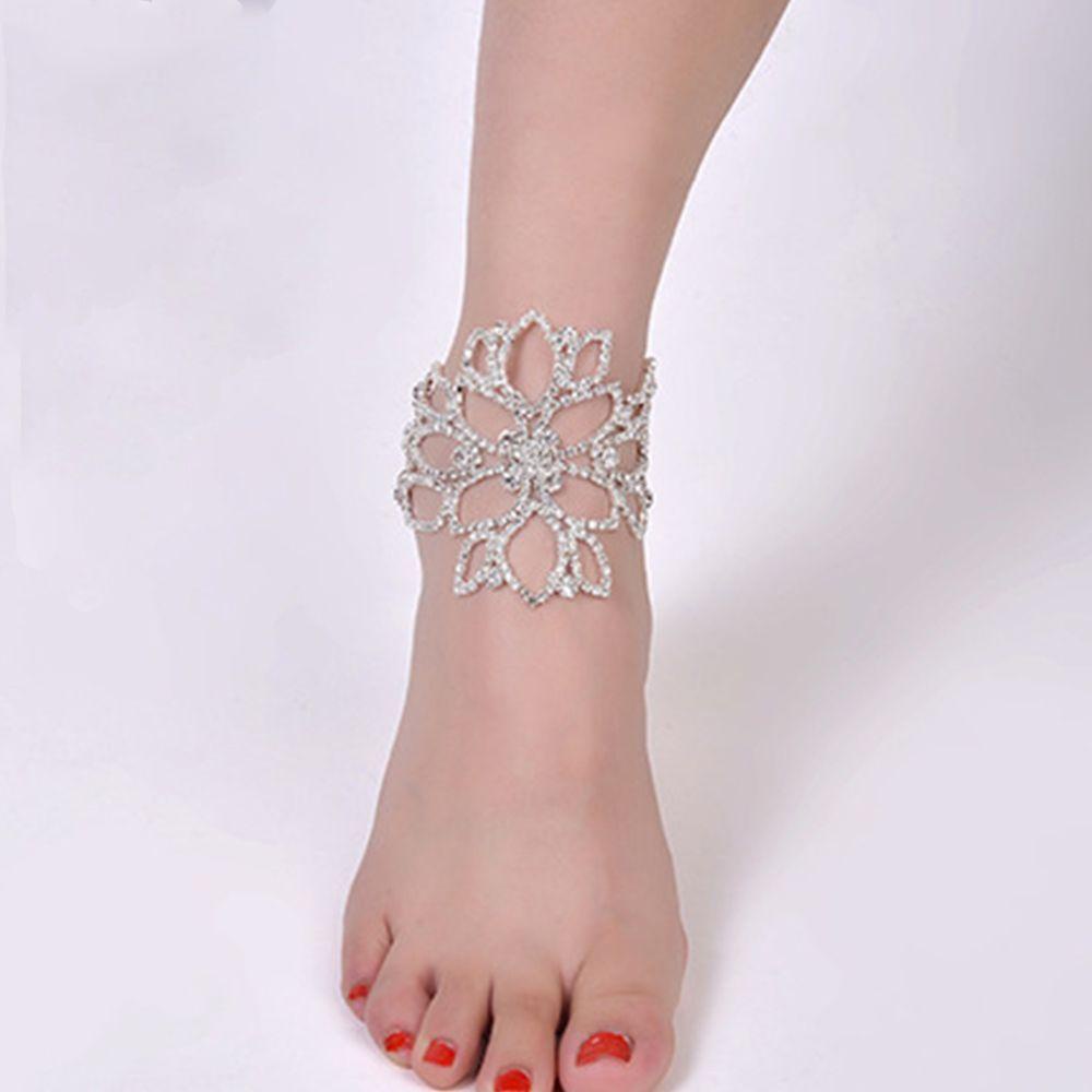 Needway Gelang Pertunangan Indah Barefoot Lengan Rantai Sandal Pantai Bangles Perhiasan Fashion