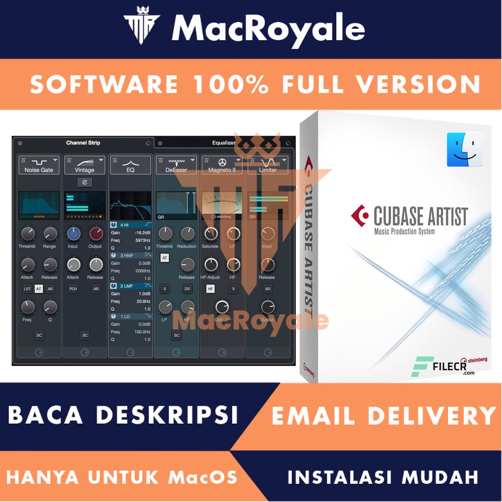 [MacOS] Steinberg Cubase Artist build 100 Full Version Lifetime Full Garansi