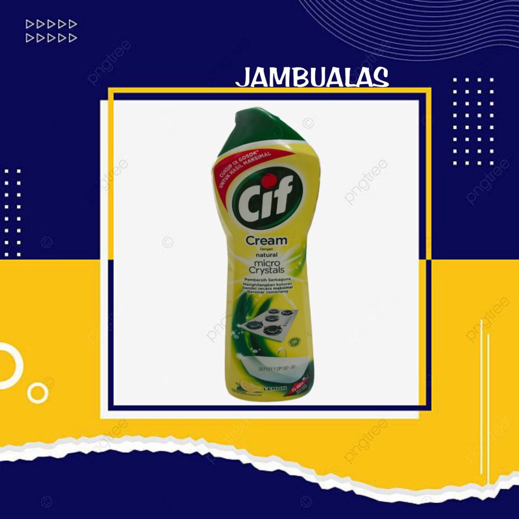 ⭐PROMO CIF PEMBERSIH LANTAI SERBAGUNA - CIF CREAM LEMON 660ML