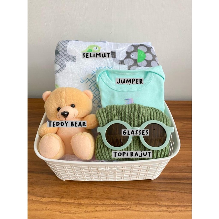

(COD) Hampers Parcel Paket Gift Set Kado Hadiah Newborn Baby Bayi Lahiran 1 - Tosca Fun