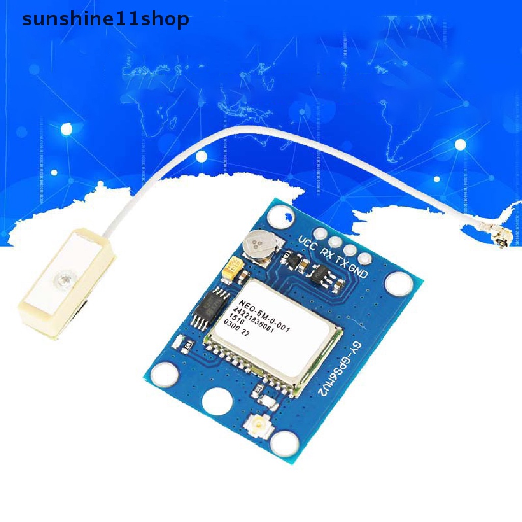 Sho GY-NEO6MV2 NEO-6M NEO-7M NEO-8M Modul GPS Dengan Kontrol Penerbangan APM2.5 Antena Besar Untuk Arduino N