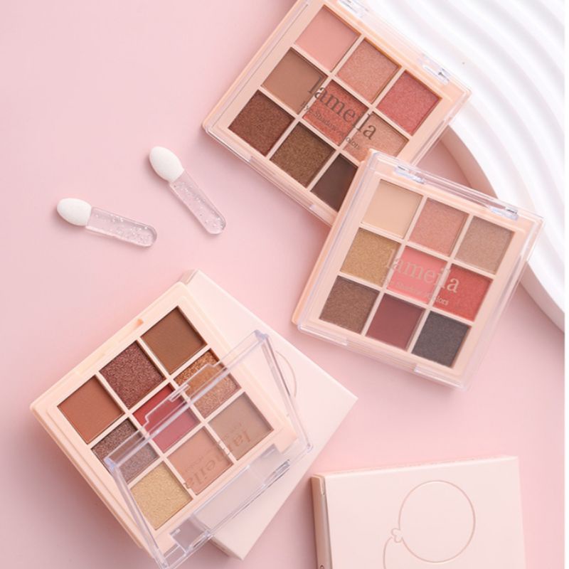 9 Colors Eyeshadow Palette LAMEILA Original Pulas Mata 9 Warna