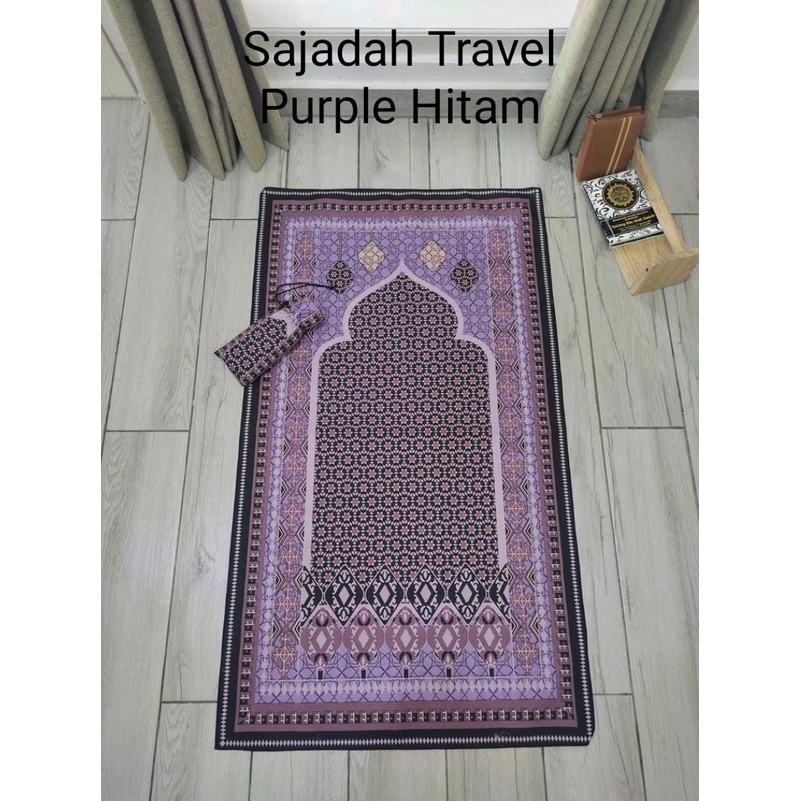 Sajadah Travel Turki / Sajadah Free Pouch cantik / Sajadah Tas serut /Sajadah Perjalanan Sajadah Kantong Souvenir Murah