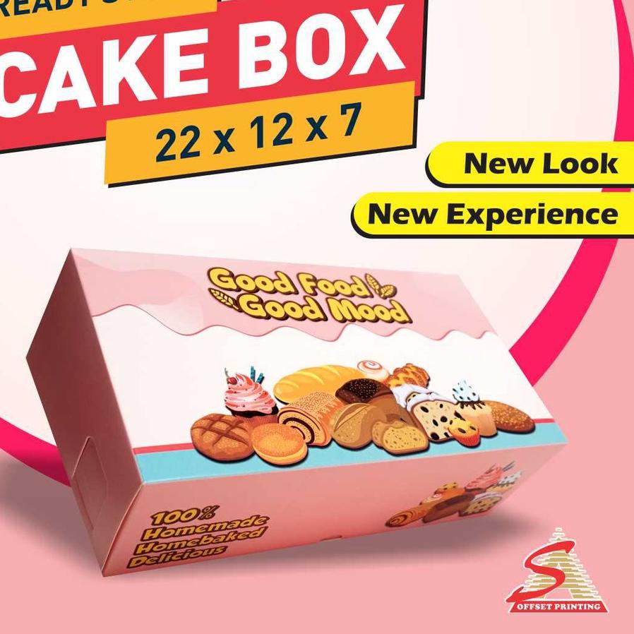 

☀ Box Brownies/Spiku/Rollcake/Cupcake/Donat 22 x 12 x 7 ●