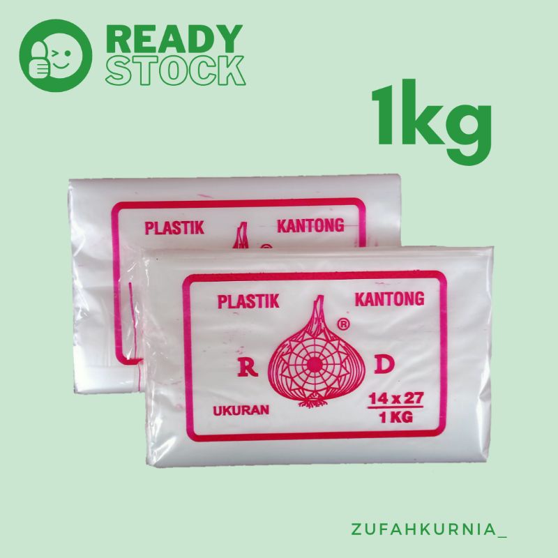 Plastik Kantong 1kg (14x27cm) HDPE Cap Bawang