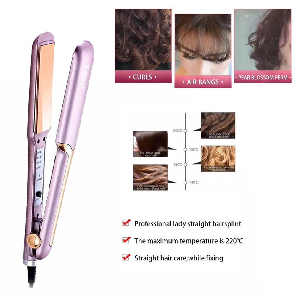 Kemei 459 Hair Straightener Catok Sisir Pelurus Rambut