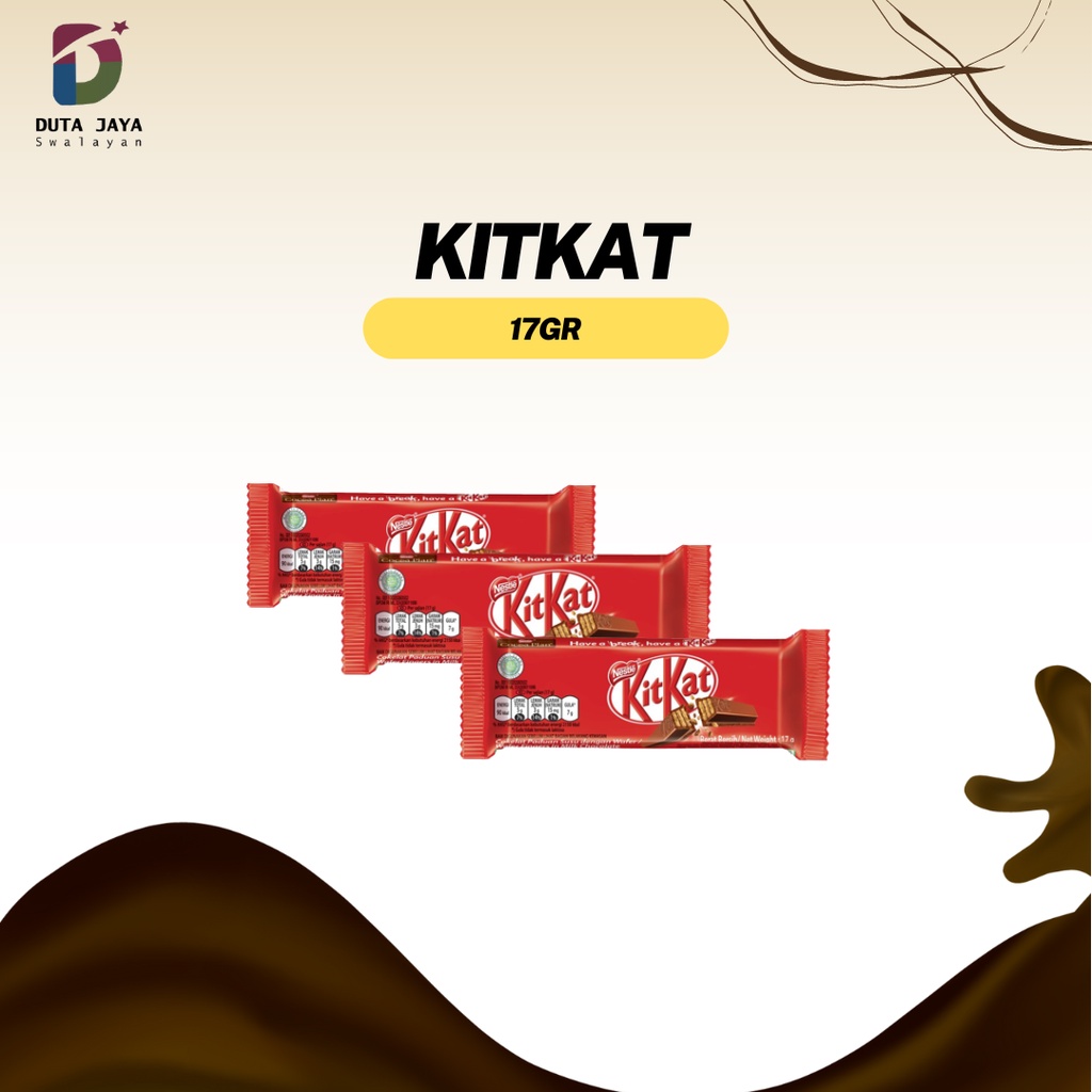 KitKat 2F 2 Finger Wafer Chocolate 17 Gram Nestle Biskuit Cokelat