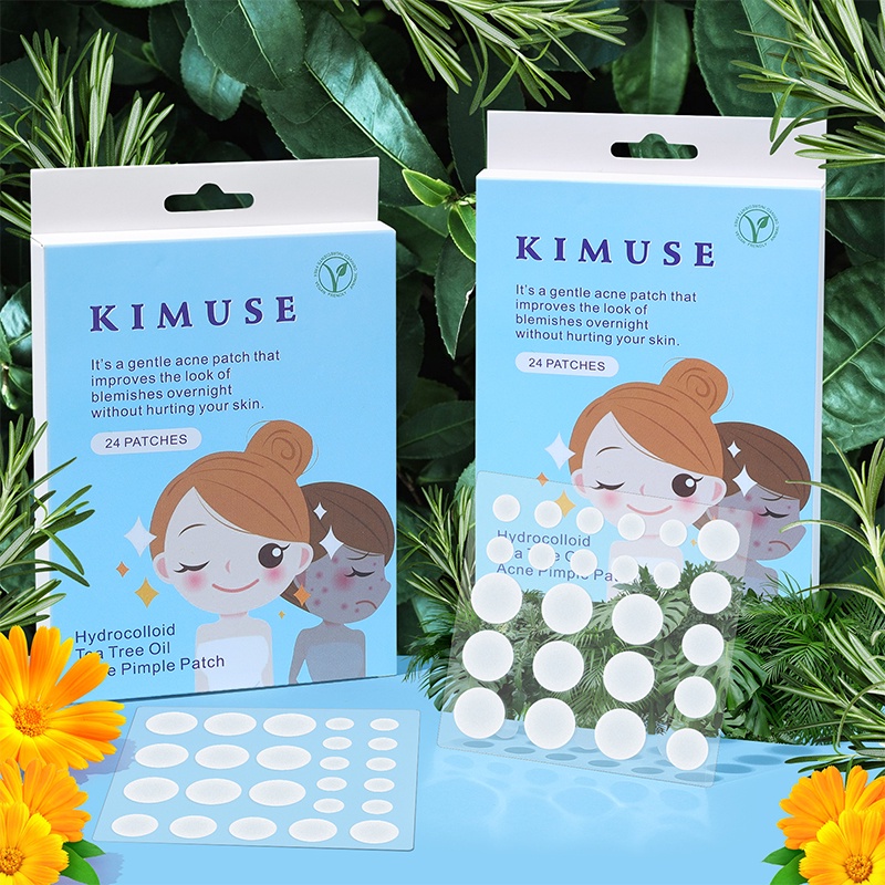 (READY &amp; ORI) KIMUSE Hydrocolloid Tea Tree Oil Acne Pimple Patch Jerawat KS913