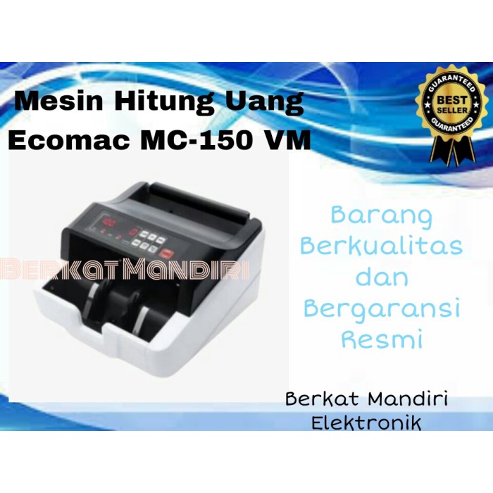 

[[JNT COD]] Mesin Hitung Uang ECOMAC MC 150 VM / Money Counter Ecomac MC 150VM