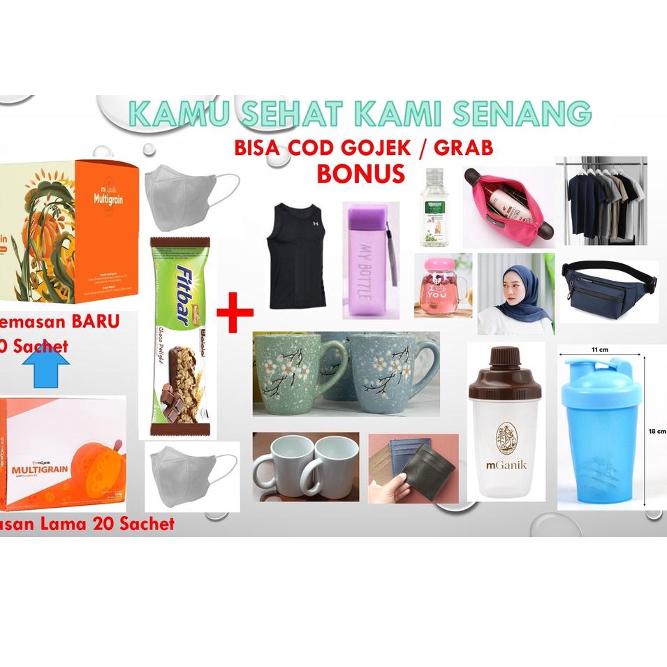 

♟ Mganik Multigrain 1 Box isi 20 Sachet ✻