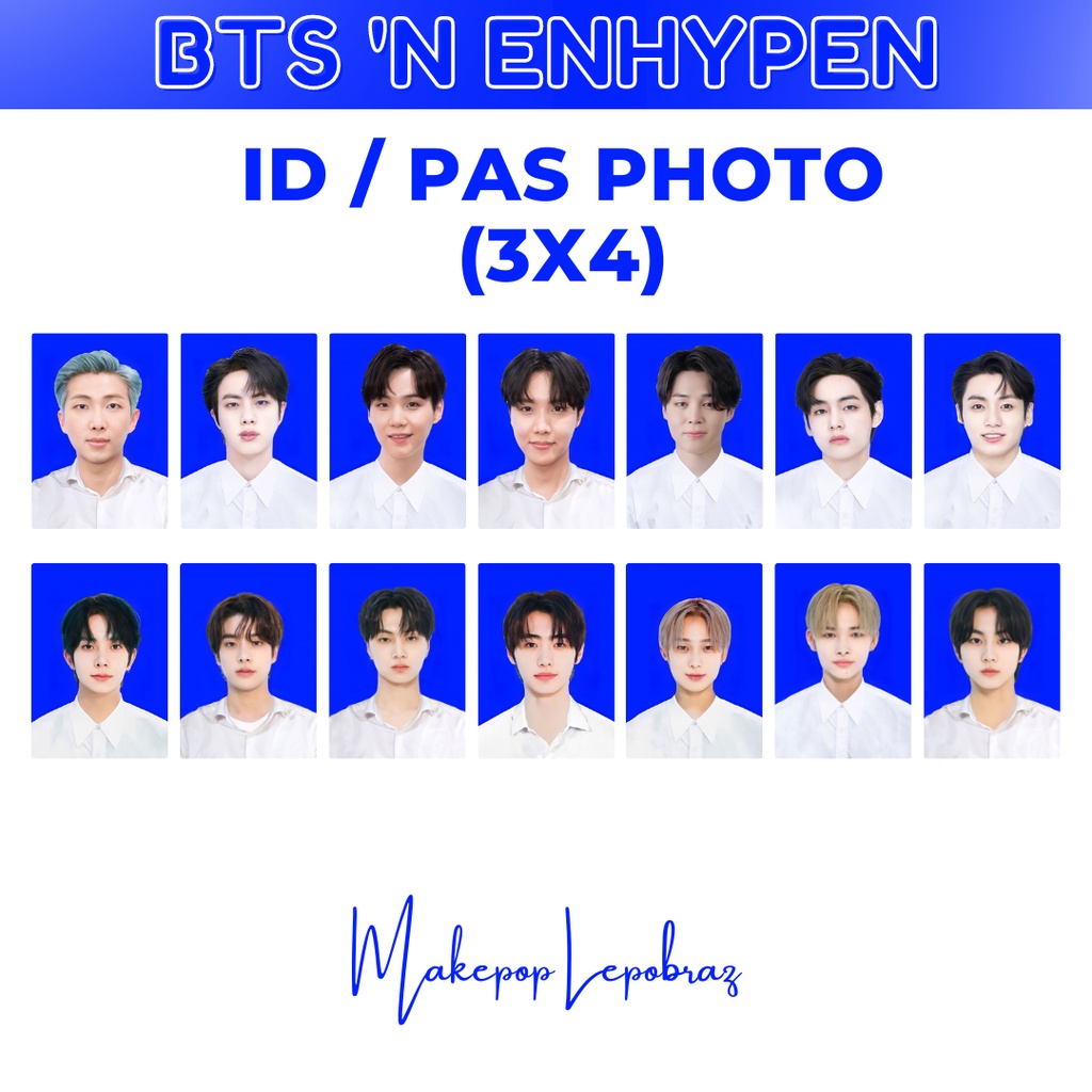 [MIN. 7] UNOFFICIAL BTS ENHYPEN ID PHOTO