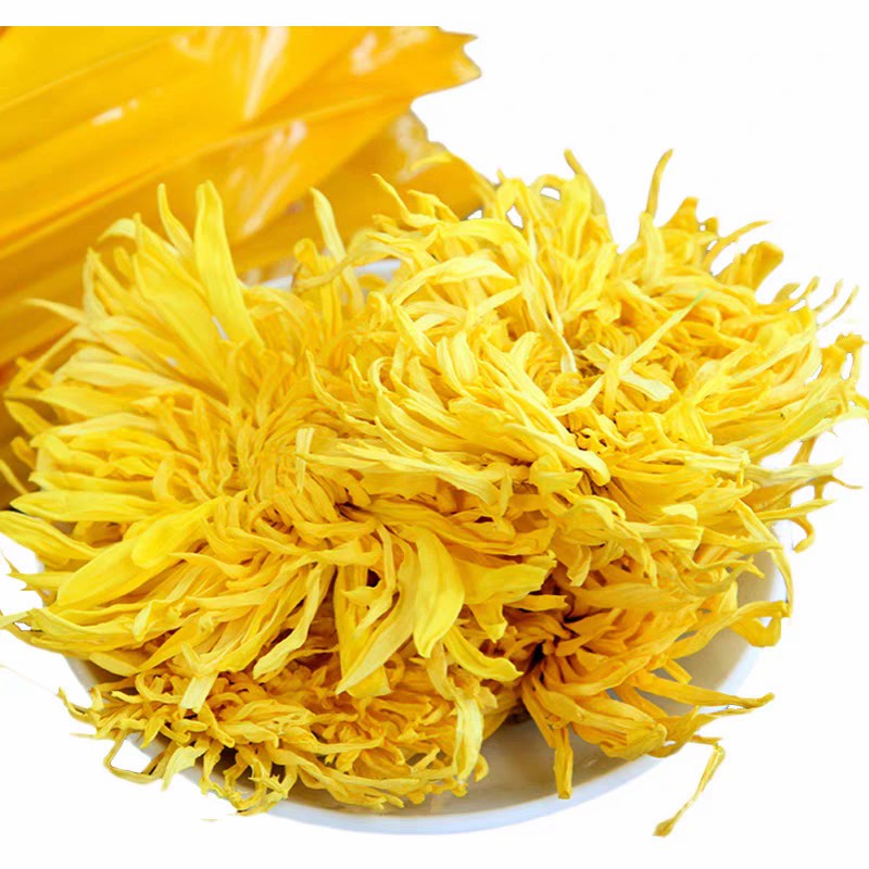 GOLDEN CHRYSANTHEMUM FLOWER TEA TEH BUNGA KEMBANG KRISAN EMAS