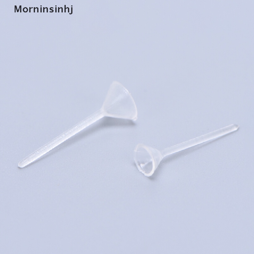 Mornin 500Pcs/Lot Plastik Kosong Datar/Cup Stud Earring Pin Pad Anting Membuat Perhiasan id