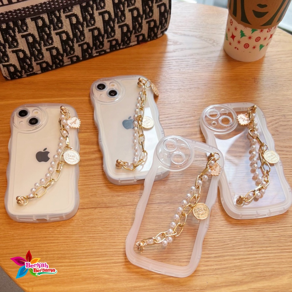 GC016 SOFTCASE WAVY  GELOMBANG RANTAI MUTIARA FOR OPPO A3S A1K A5S A7 A12 F9 A11K  A15 A15S A35 A16 A16S A17 A17K A36 A76 A37 NEO 9 A39 A57 A5 A9 2020 A52 A92 A53 A33 A54 A55 A57 2022 A77S A71 A74 A95 F19 BB7738