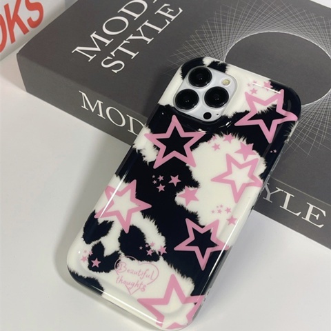 IPHONE Soft Phone Case Kompatibel Untuk Iphone14 13 11 12 Pro XS Max X XR 78 Plus Bintang Casing TPU Silikon Shockproof Cover